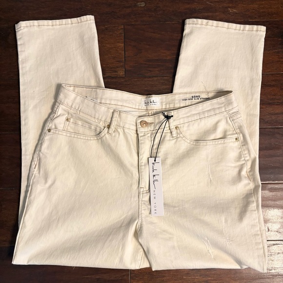 Bundle of Two pants Women's Plaid Jeans Dress & Nicole Miller Size 12 - Picture 9 of 16